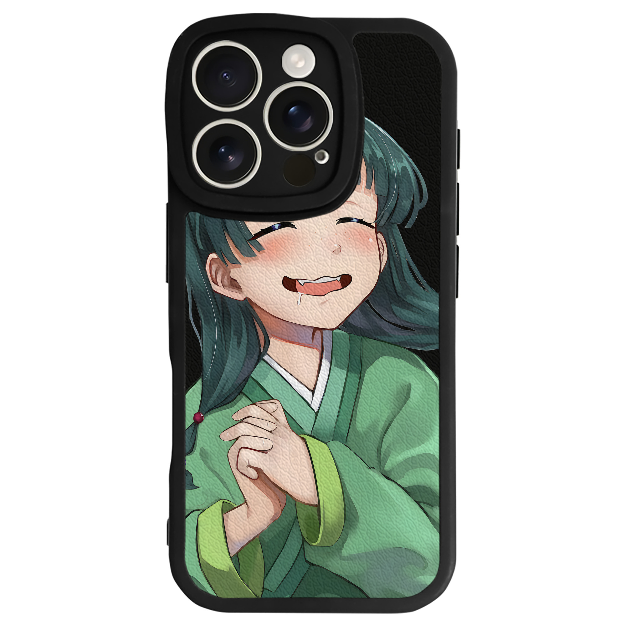 （画像用） 薬屋のひとりごと The Apothecary Diaries 【iPhone 16シリーズ対応】シリコンスマホケース（レザー調） 材質：シリコン